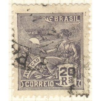 Brazil 1931 - 20r violet - "Aviation" - used