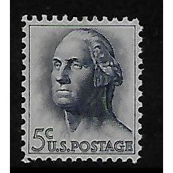 USA 1962 1c BLUE WASHINGTON SG 1207 M / MINT