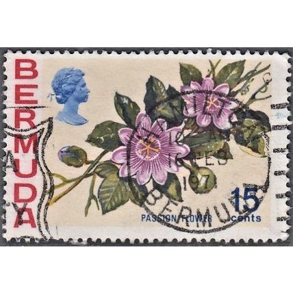 Bermuda, 1970 15c Passion Flower, SG 258 (Scott #264), used