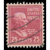 Used 829 25c William McKinley Very Fine M08101