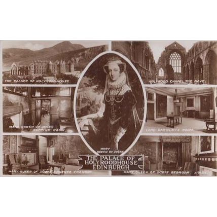 Holyroodhouse Edinburgh Mary Queen Of Scots Royal Family Bedroom RPC Postcard