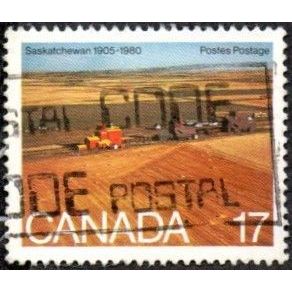 Canada 1980 $0,17c Sascatchewan. Very Fine Used