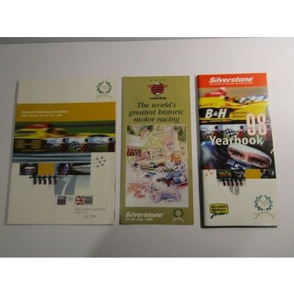 1998 BRITISH GRAND PRIX - Silverstone BOOKING FORM - Booklet - Pamphlet (Auto)