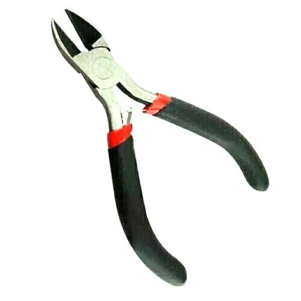 MINI PROCISION SIDE CUTTING PLIERS SPRUNG GRIP HANDLE HOBBY CRAFT ART JEWELLERY
