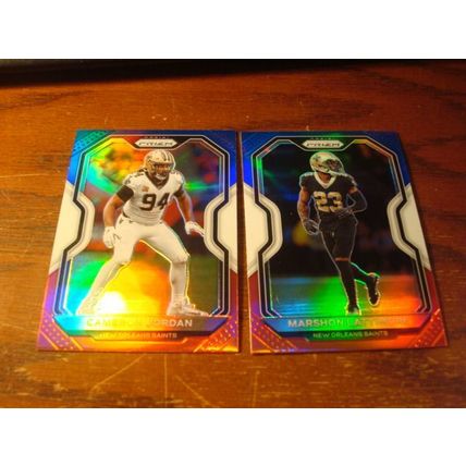 2020-2021 Panini Prizm , 8-cards, Red /White/Blue Prizms, KELCE/COUSINS ++