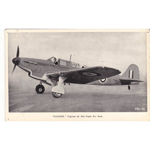 Fulmar Of The Fleet Air Arm Military Aircraft Postcard (AM2209)