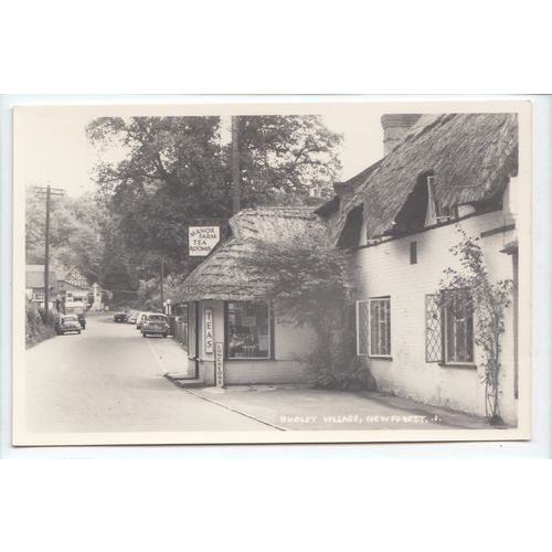 Burley Village New Forest Hampshire Jos M Etches Postcard