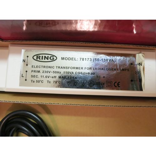 Ring Recessed Eyeballs Tilt Halogen white Finish 12V 12 Volt 78380
