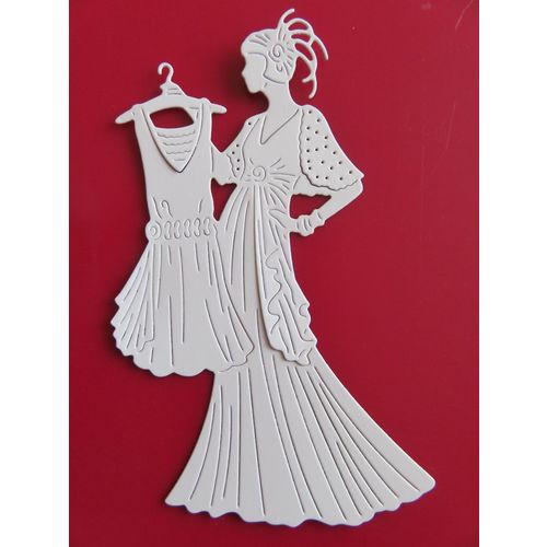 6 x Tattered Lace Die Cuts Glitz & Glam Lucille