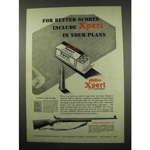 1957 Western Cartridges, Wincester Model 75 Rifle Ad