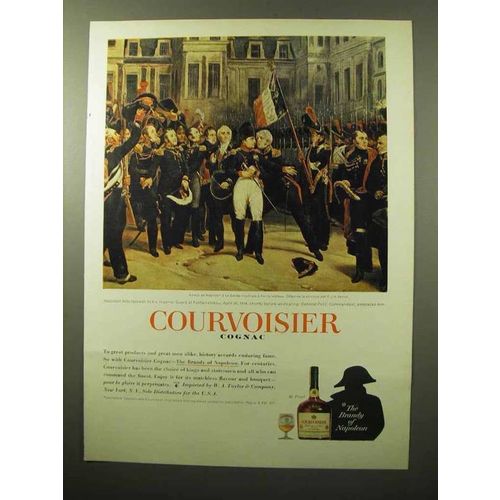 1964 Courvoisier Cognac Ad - Napoleon