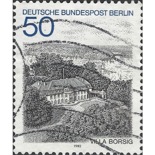 BERLIN, Villa Borsig, greyscale 1982, 50pf