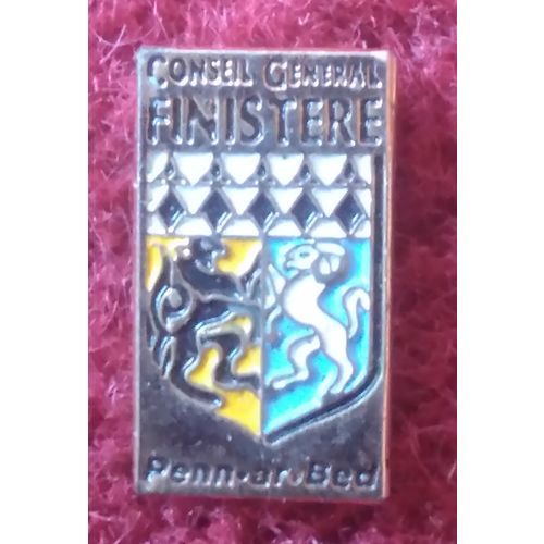 Pin Badge, Metal & Enamel: Finistere, Consiel General, Penn-Ar-Bed