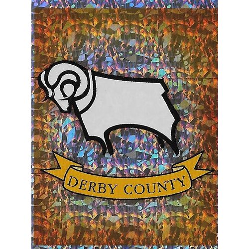 Merlin's Premier League 2001 Stickers: No.123 - Derby County Badge