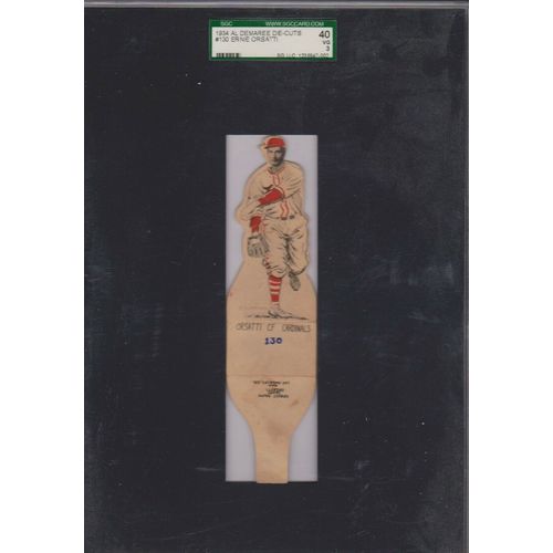 1934 Al Demaree Die-Cuts Ernie Orsatti #130 SGC 40 P1249