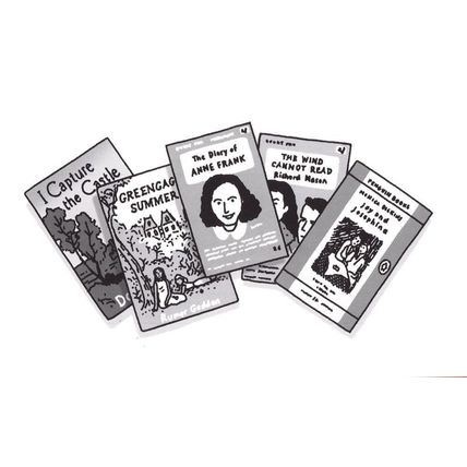 Jacqueline Wilson My Secret Diary Of Anne Frank Book Postcard