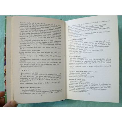 LAWN TENNIS ENCYCLOPAEDIA by MAURICE BRADY ILLUSTRATED HCDJ