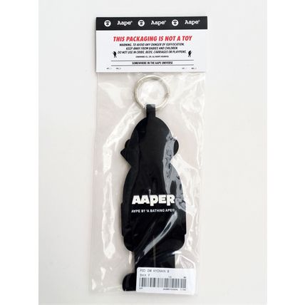 A BATHING APE Bape Aape Soldier Keychain Key Ring / Bag Charm - Brand New