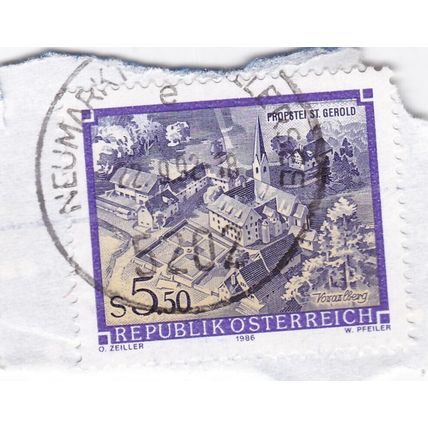Neumarkt am Wallersee cancel Austria 1992 Propstei St Gerold 5.5s VGC