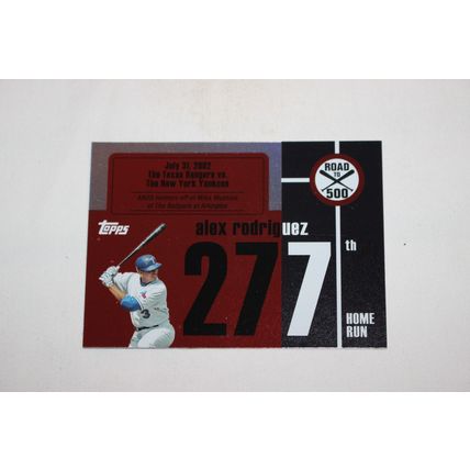 Alex Rodriguez 2007 Topps ROAD TO 500 ARHR277 Home Run #277