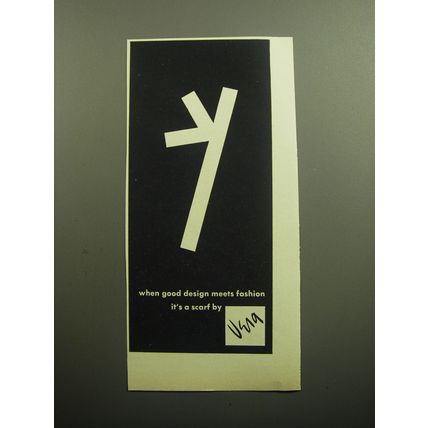 1958 Vera Scarves Ad - When good design meets fashion it's a scarf by Vera