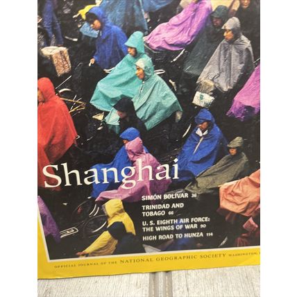 National Geographic Magazine March 1994 Shanghai - Vintage Collectable