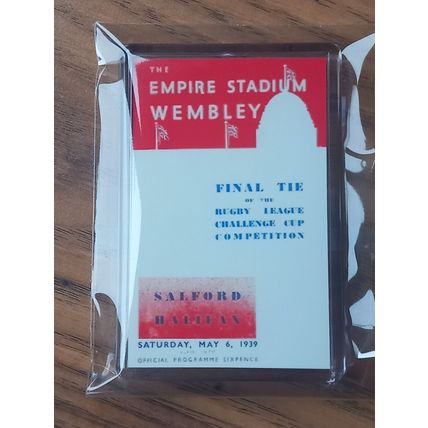 1939 Rugby League Challenge Cup Final fridge magnet - Halifax vs Salford