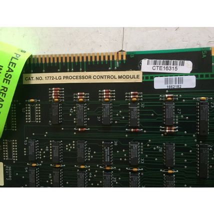 ALLEN-BRADLEY 1772-LG PROCESSOR CONTROL MODULE,ALLEN BRADLEY 9600802,AE