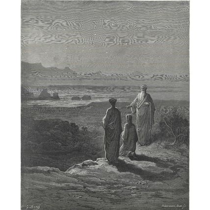 MARCUS PORCIUS CATO UTICENSIS 1903 Gustave Doré - Dante ANTIQUE ENGRAVING