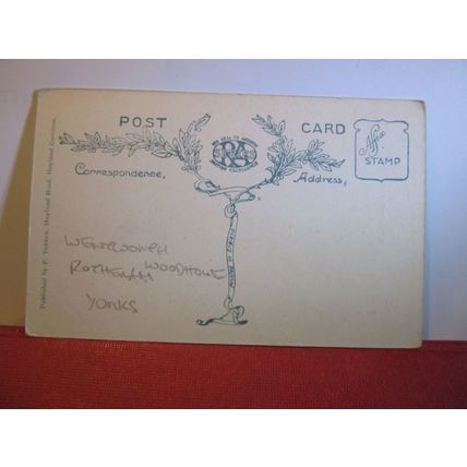 WENTWORTH WOODHOUSE, ROTHERHAM, YORKSHIRE unused vintage postcard by F. Turner =