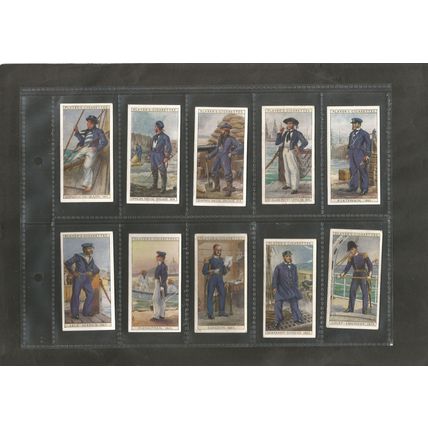 Original Vintage Cigarette Cards Full Set of 50 Naval Dress History 1931