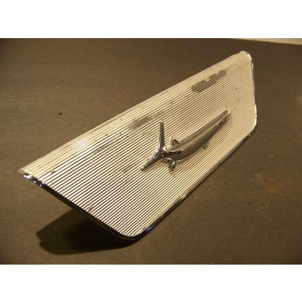 1968 Plymouth Barracuda Rear Seat Back Trim Emblem OEM 2839108 Fastback