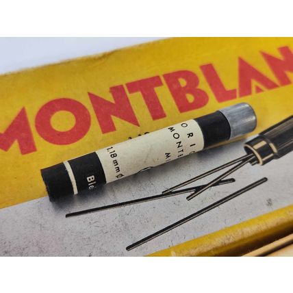 Vintage New Unused Black Lead Pencil Refills Montblanc 1,18 mm x 45 mm