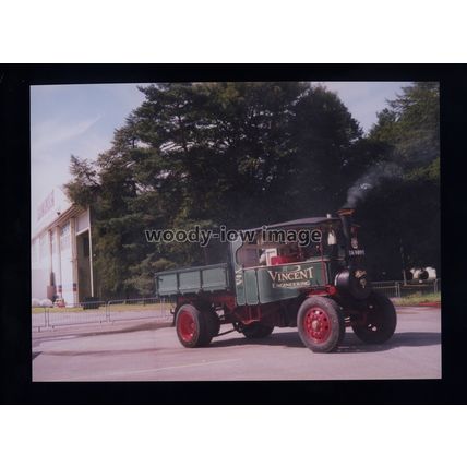 tz0219 - Foden Steam Wagon/Lorry 11414 - Reg.TA 9891 Vincent Engine' - photo 7x5
