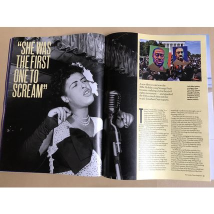 Sir Anthony Hopkins Billie Holiday Sunday Times Magazine 28 Feb 2021 Floods VGC