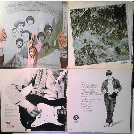 Lot of 4 rock LPs : Eric Clapton; Blood, Sweat Spyro Gyra; Eric Burdon