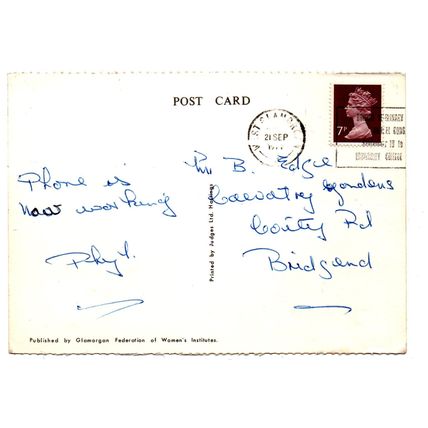 Queen`s Beasts, St Donats Castle - Postally Used - Glamorgan Fed of Women`s Inst