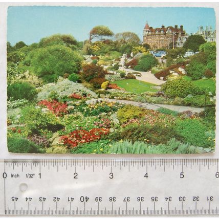 old postcard The Rock Gardens & Turret Hotel, Southsea