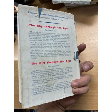 RARE* 1941 1ST EDITION A CHILD'S DAY THROUGH THE AGES FICTION HB BOOK (P3)