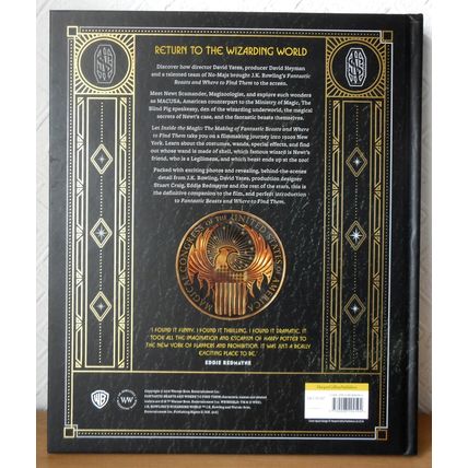 FANTASTIC BEASTS Inside the Magic The Making Of - Hardback Movie Book VGC