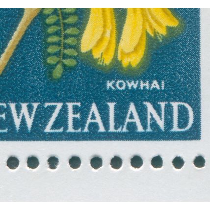 New Zealand 1967 2½c Kowhai variety Retouch on 'N' of 'ZEALAND' SG849var MNH