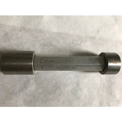 THE PIPE MACHINERY INSPECTION GAGE GO NO GO NOT GO PLUG GAGE 1.3149 ,1.3224,ET