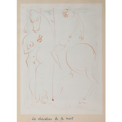 SALVADOR DALÍ (Spanish, 1904-1989). Working maquette for Dalí, April 14 to May 5