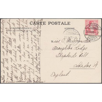 Place Saint-François et Rue de Bourg, Lausanne, 1908 - Jullien Frères CPA JJ6983