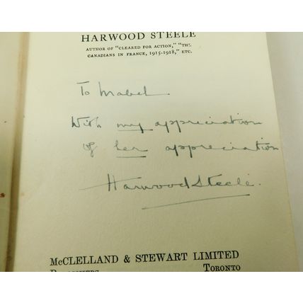 Vintage Spirit Of Iron Signed Harwood Steele Book North West Mounted Police