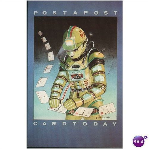 GB Postcard 1989 - Robo Postapost - Card Today - x 4