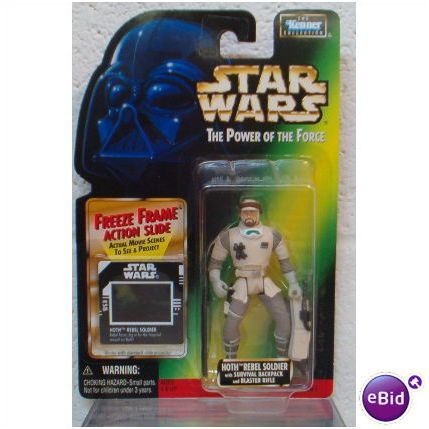 STAR WARS POTF ' FREEZE FRAME ' : HOTH REBEL SOLDIER