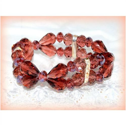 Outstanding Sepia Pear Swarovski Crystals Bracelets Bangles Jewellery 687