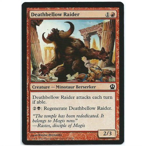 Magic the Gathering MTG Theros 117/249 Deathbellow Raider