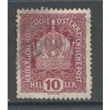 Austria.SG250 10h Imperial Austrian Crown (Red).Fine Used.Dec14